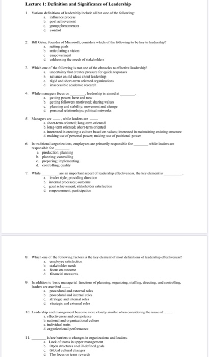 Lecture 1: Definition and Significance of