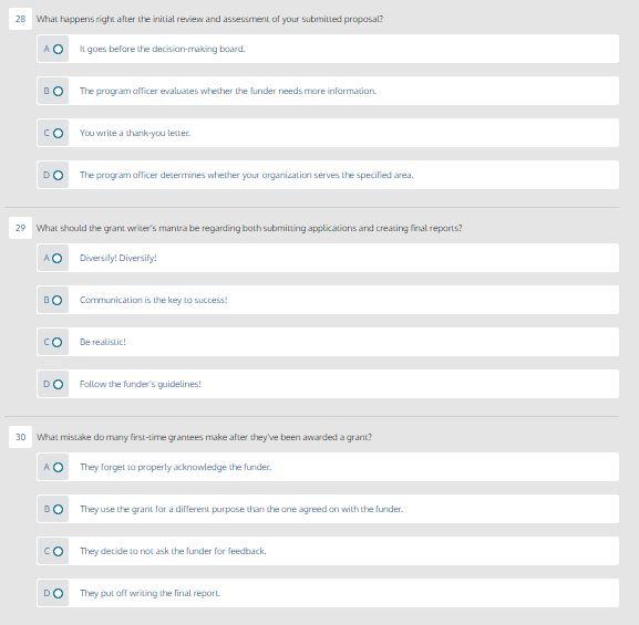 28 What happens righ alter the initial review and