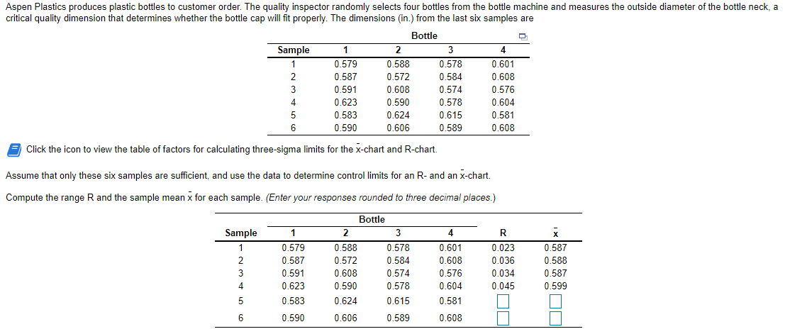 part B- b. Suppose that the specification for the