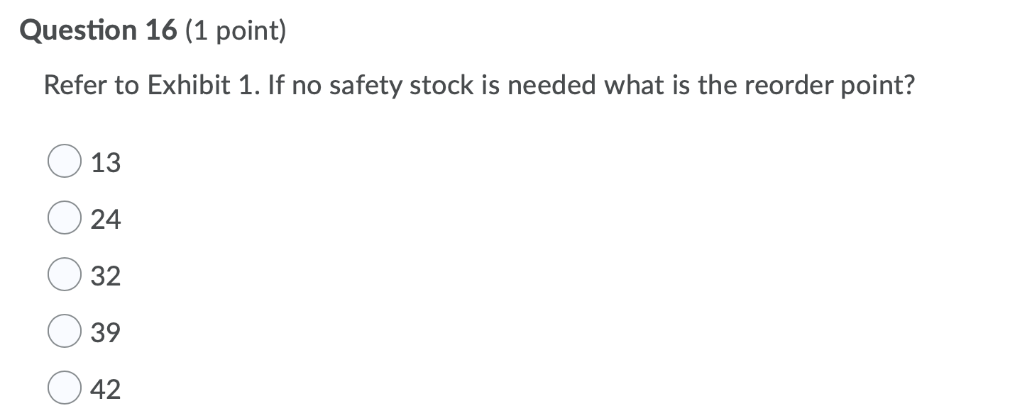 Exhibit 1. A bicycle store operates 200 days a