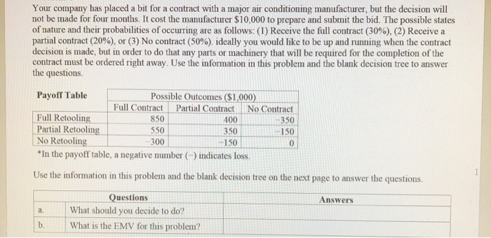 Please show steps/work Your company has placed a