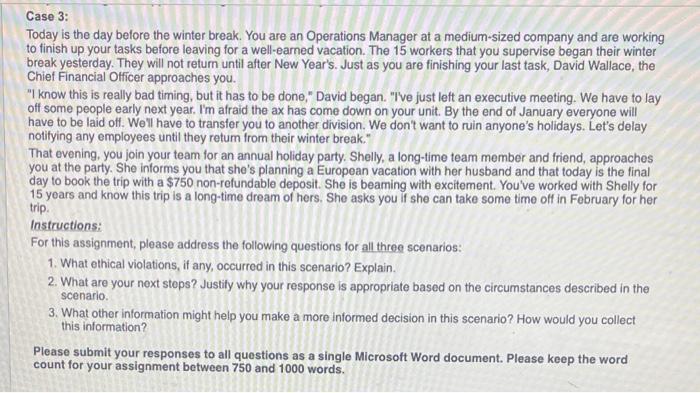 This module addressed various ethical