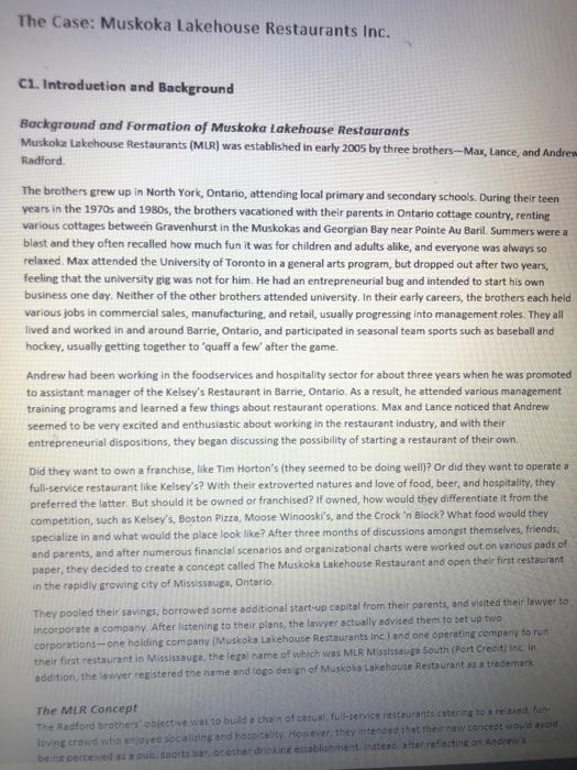 Assume the professional role of Alan MacInnes or