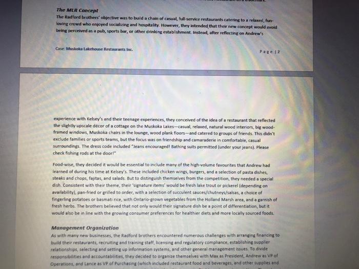 Assume the professional role of Alan MacInnes or