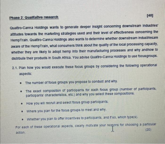 Quattro-Canna Holdings wants to generate deeper