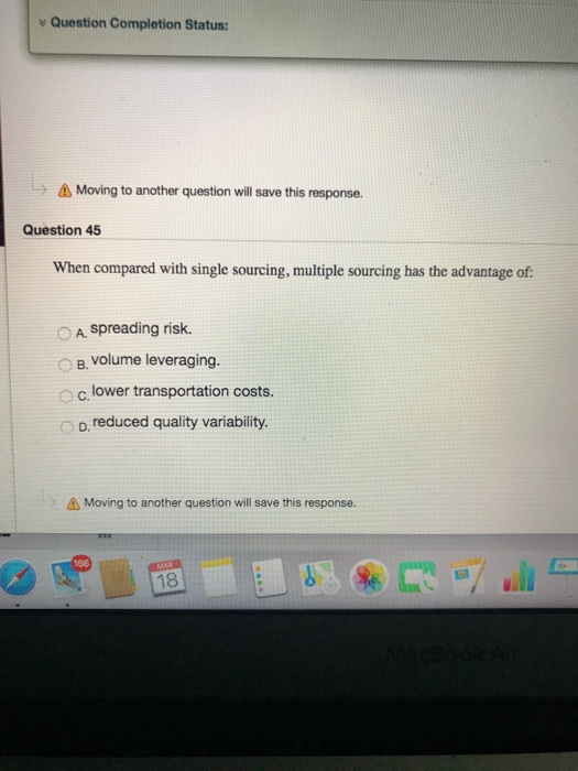 Completion Status: Project > Moving to another