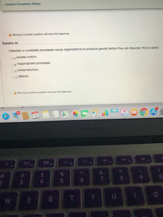 Completion Status: Project > Moving to another