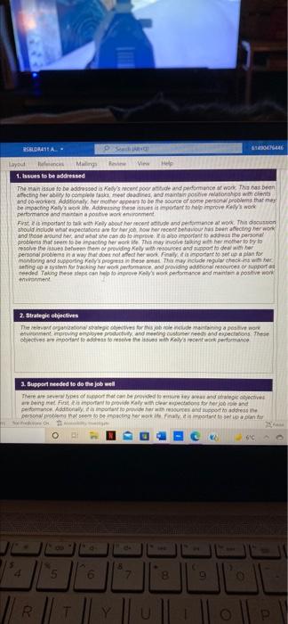 This is my performance plan but i now need to