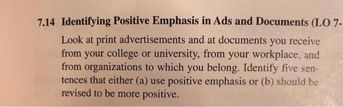 7.14 Identifying Positive Emphasis in Ads and