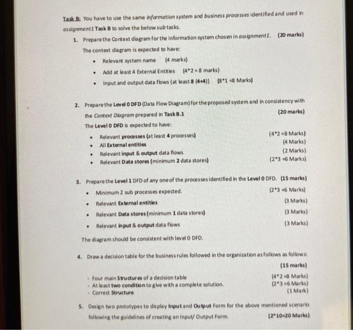 answer this task according to this this the