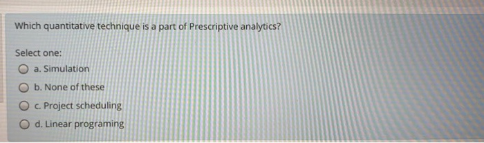 Question 8 Identify an example of time series