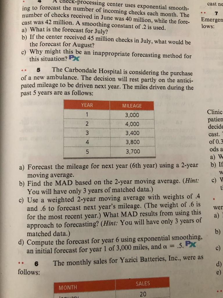 #5 cast ne .. 7 Emergen lows: ck-processing