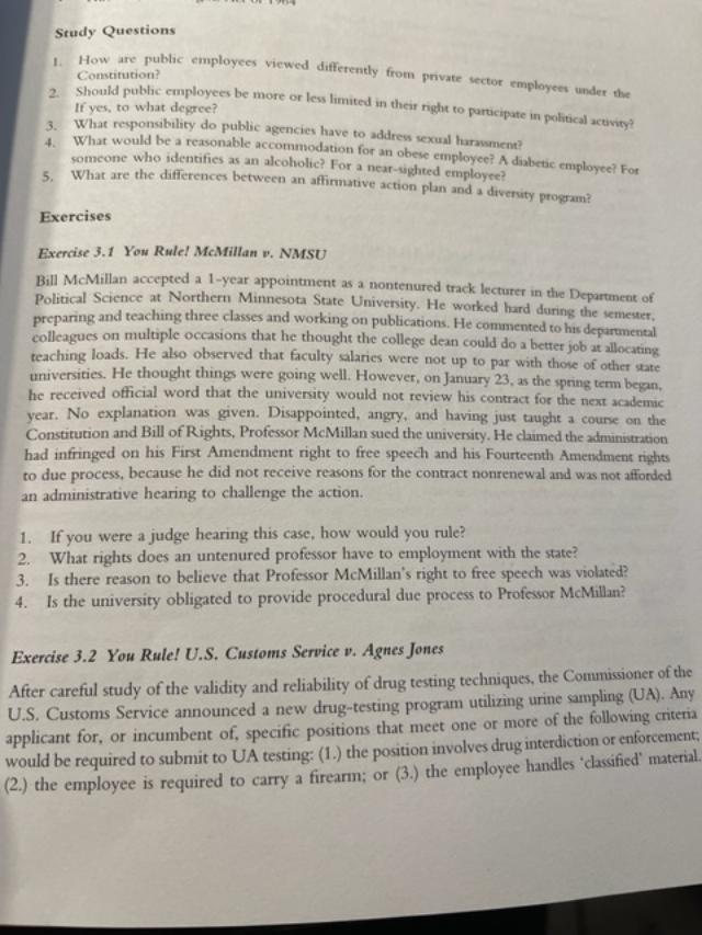 Study Questions 1 Constitution? How are public