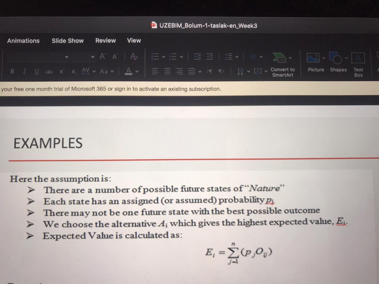 EXAMPLES Example 2: Product Profit Machine Time