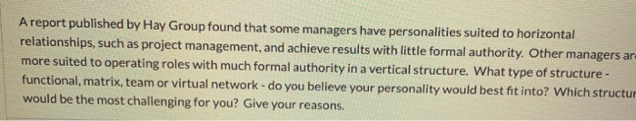 A report published by Hay Group found that some