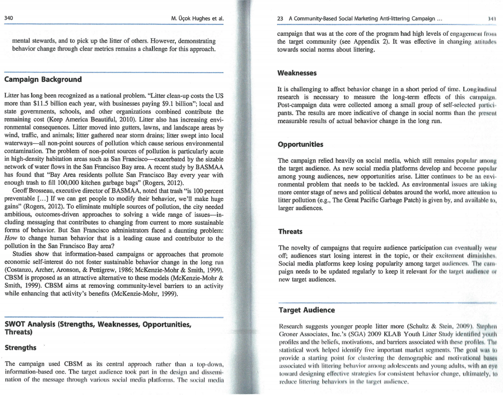 What makes this campaign a community-based social