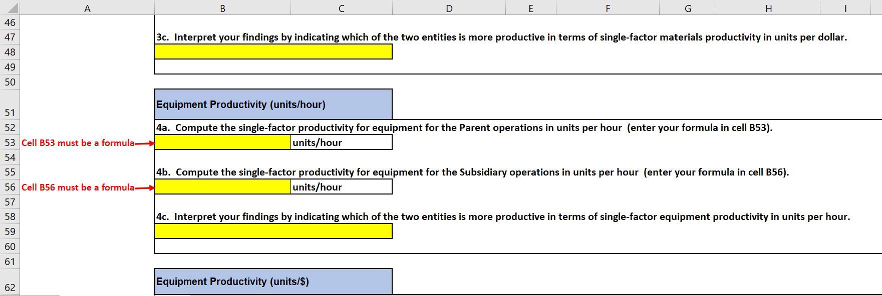 Please help. I am so lost! 1 Productivity