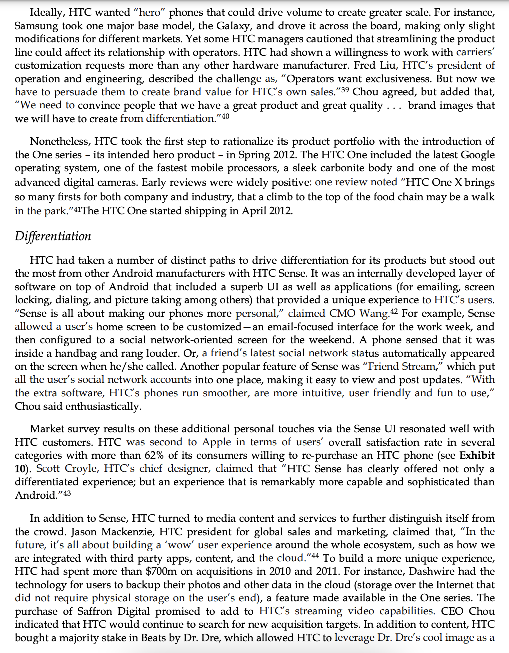 Please answer based on the reading provided only