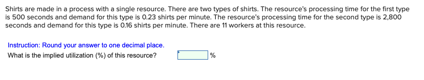 Shirts are made in a process with a single