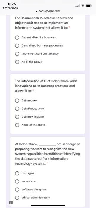 6:25 WhatsApp docs.google.com Case Study1: Why