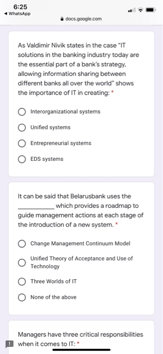 6:25 WhatsApp docs.google.com Case Study1: Why