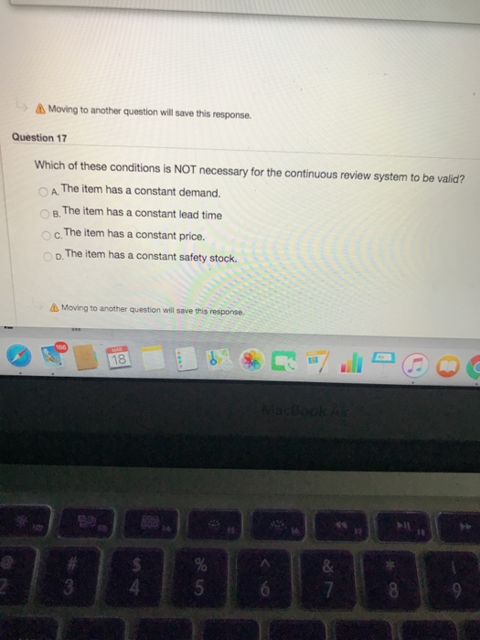 w seconds Question Completion Status: Moving to