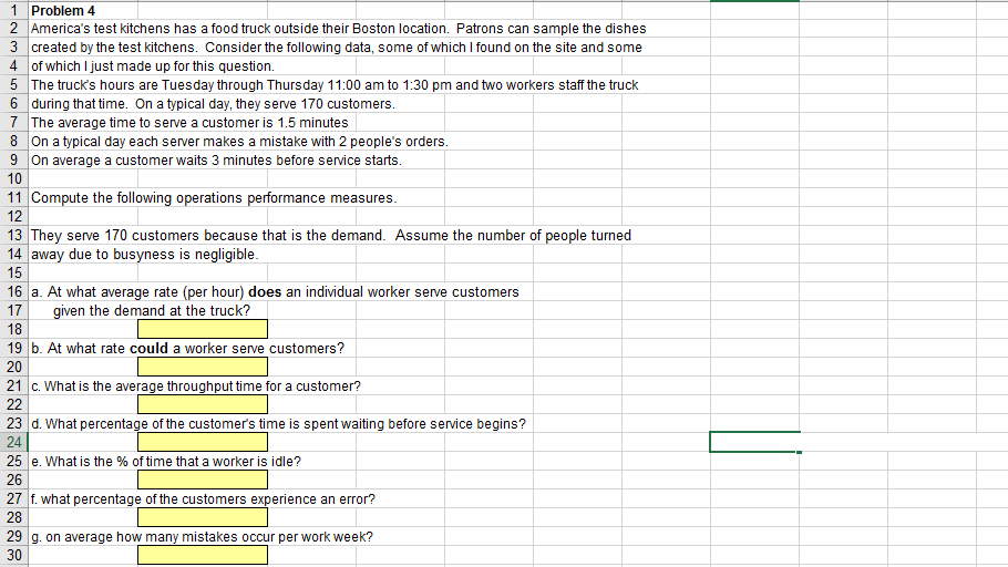 Please show all working 1 Problem 4 2 America's