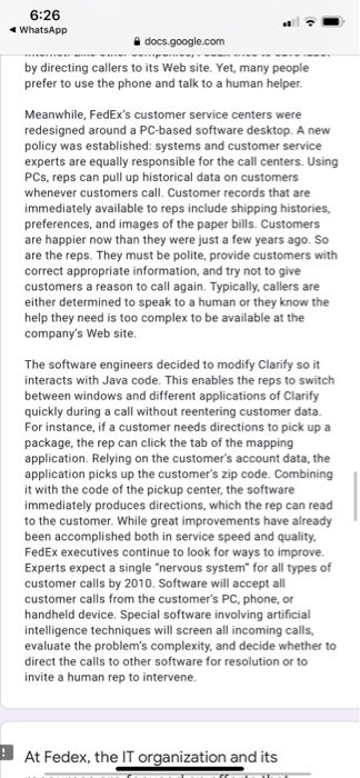 6:25 WhatsApp docs.google.com Case Study1: Why