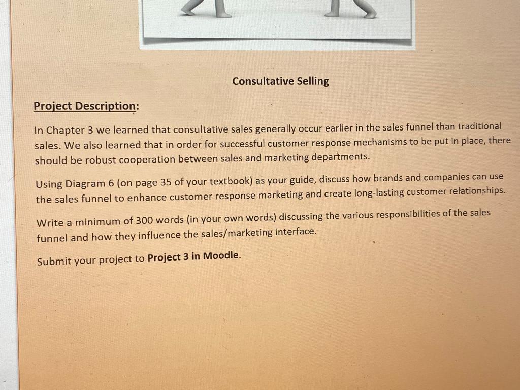 Consultative Selling Project Description: In