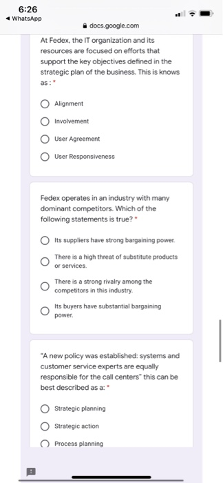 6:25 WhatsApp docs.google.com Case Study1: Why