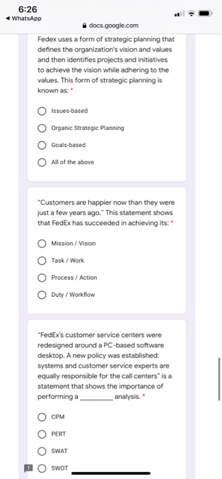 6:25 WhatsApp docs.google.com Case Study1: Why