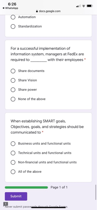 6:25 WhatsApp docs.google.com Case Study1: Why