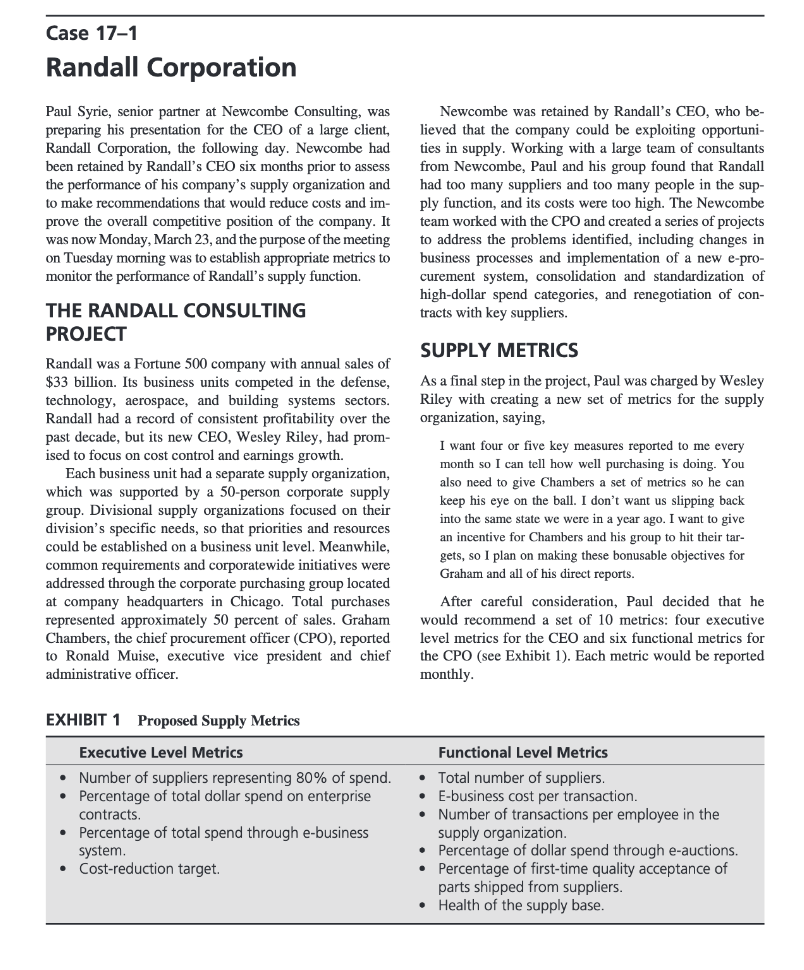 Are there other metrics that should be added to