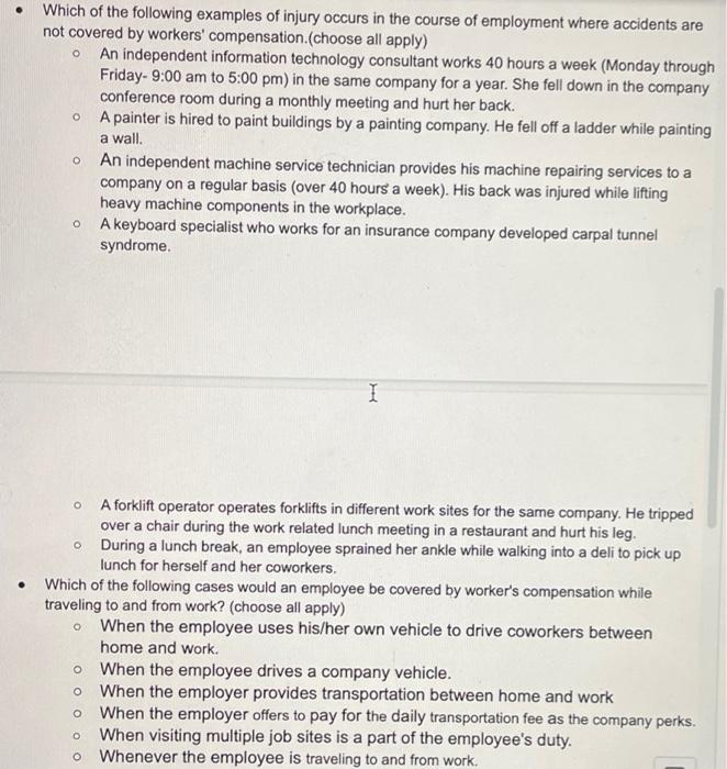 the four main types of hazards to which you might