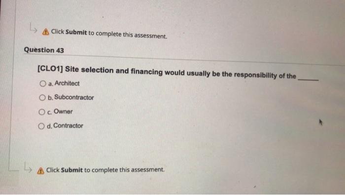 Question Completion Status: A Moving to another