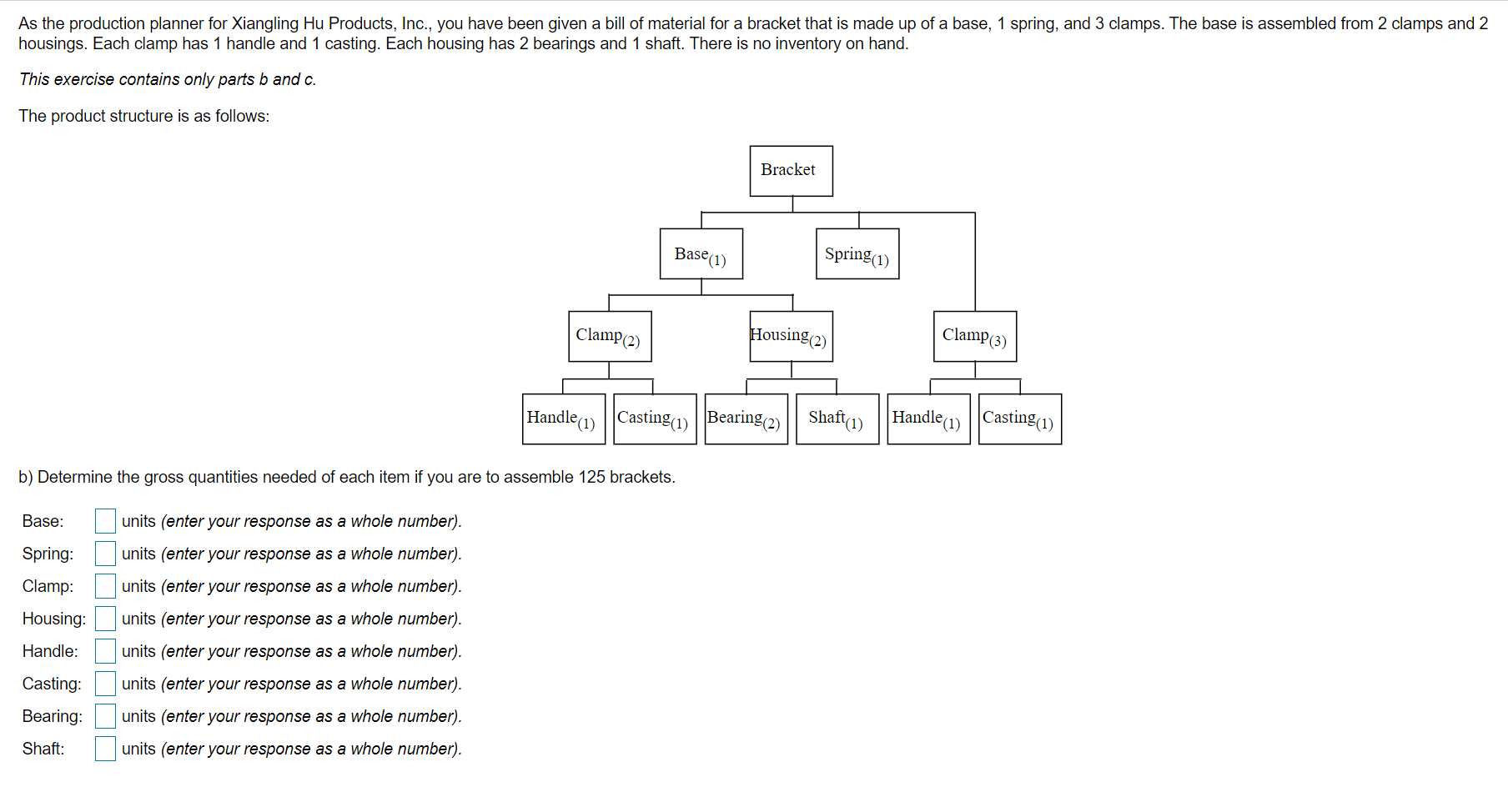 As the production planner for Xiangling Hu