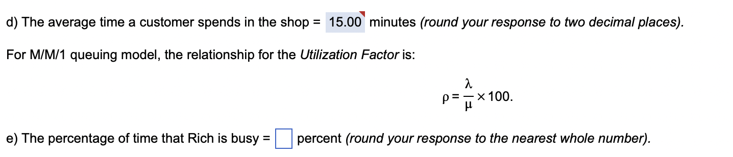 Please read the question carefully! Customers