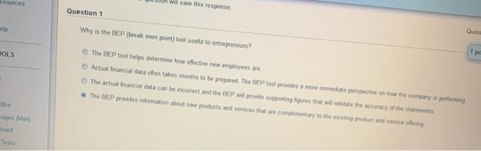 which option is right? sources Wil save this