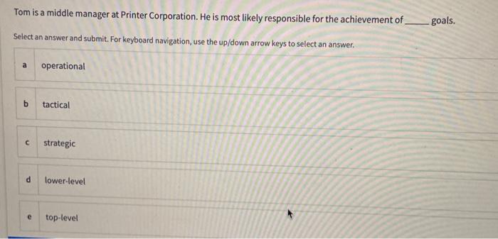 Kate is a first-line supervisor at Jackson