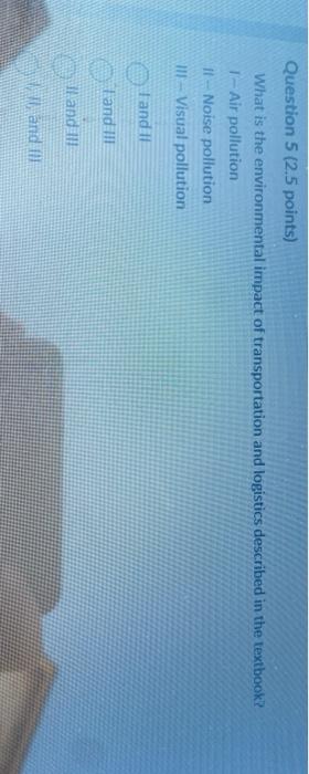Question 4 (2.5 points) The textbook list three