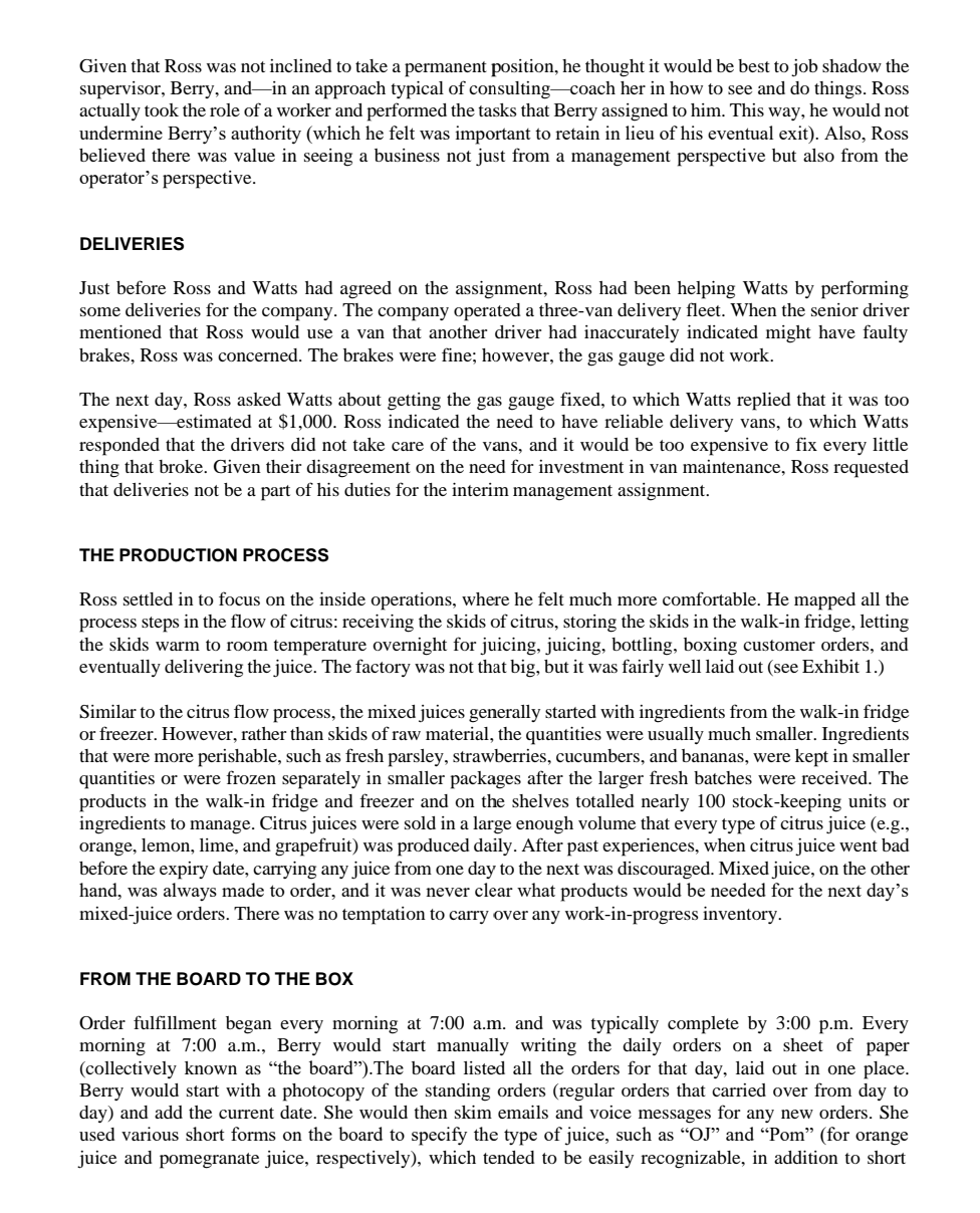 I need Introduction abou this case RW CITRUS &