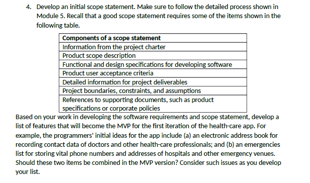 Remember that project scope management is