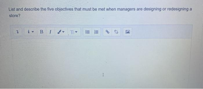 List and describe the five objectives that must