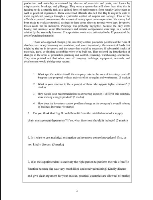 THE BIG D COMPANY The Big D Company of Dallas,