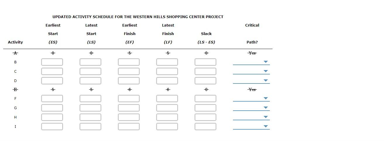 Problem 9-05 (Algorithmic) Consider the Western