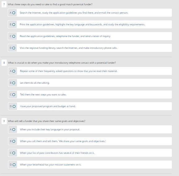 7 What three steps do you need to take to find a