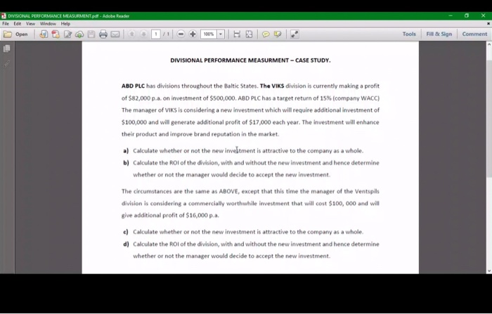 strategic managment course. topic : Business