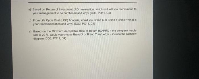 Answer ALL questions; [Total = 20 Marks] As a