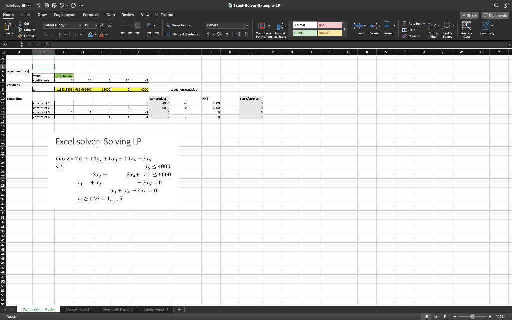 Exercise 1.3. Excel Reports Revisited. Recall the
