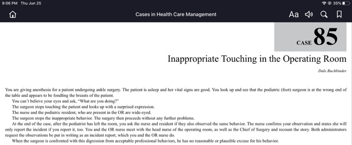 CASE STUDY WRITE-UP Prepare a written report of